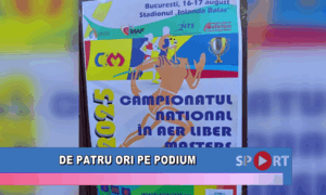 De patru ori pe podium