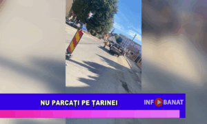 Nu parcați pe Țarinei