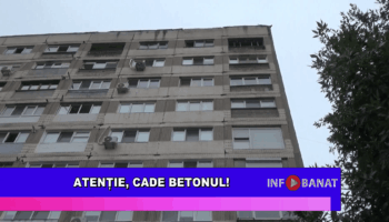 Atenție, cade betonul!