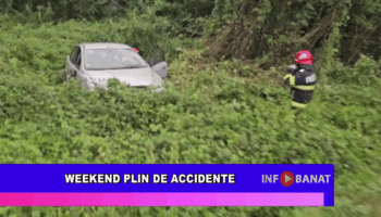 Weekend plin de accidente