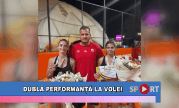 Dublă performanță la volei