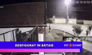 Desfigurat în bataie