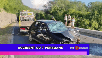 Accident cu 7 persoane