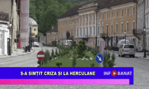 S-a simțit criza și la Herculane