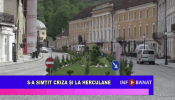 S-a simțit criza și la Herculane