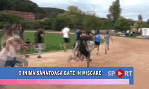 O inimă sănătoasă bate în mișcare