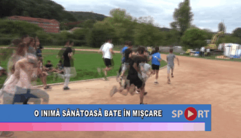 O inimă sănătoasă bate în mișcare