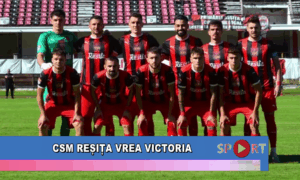 CSM Reșița vrea victoria