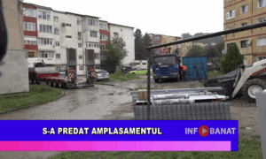 S-a predat amplasamentul
