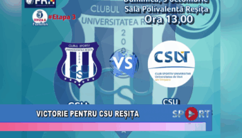 Victorie pentru CSU Reșița
