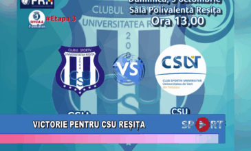 Victorie pentru CSU Reșița