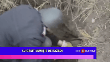 Au găsit muniție de război