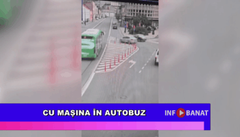 Cu mașina în autobuz