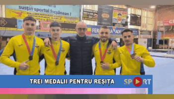 Trei medalii pentru Reșița