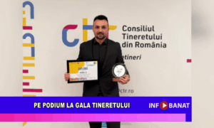 Pe podium la Gala Tineretului