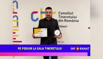 Pe podium la Gala Tineretului