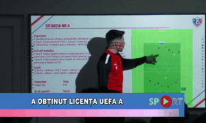 A obținut licența UEFA A