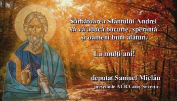 Samuel Miclău – Mesaj de Sf. Andrei