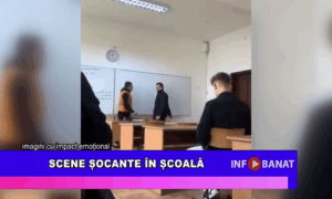 Scene șocante în școală