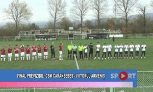 Final previzibil: CSM Caransebeș – Viitorul Armeniș