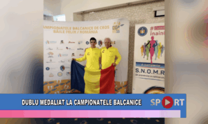 Dublu medaliat la Campionatele Balcanice