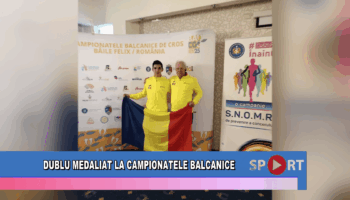 Dublu medaliat la Campionatele Balcanice