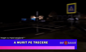 A murit pe trecere
