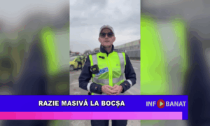 Razie masivă la Bocșa
