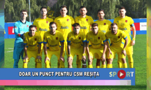 Doar un punct pentru CSM Reșița