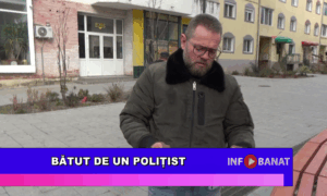 Bătut de un polițist