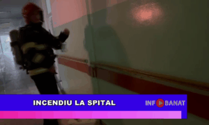 Incendiu la spital