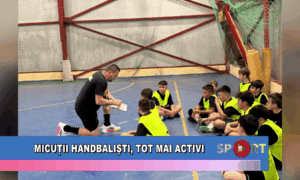 Micuții handbalițti, tot mai activi