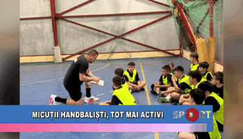 Micuții handbaliști, tot mai activi