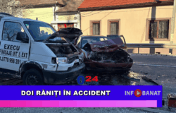 Doi răniți în accident