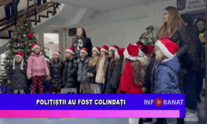 Polițiștii au fost colindați
