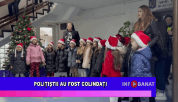 Polițiștii au fost colindați