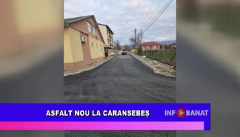 Asfalt nou la Caransebeș