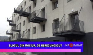 Blocul din Mociur, de nerecunoscut