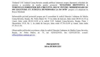 Solicitare de emitere a acordului de mediu