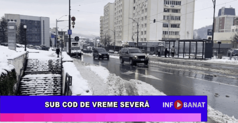 Sub cod de vreme severă