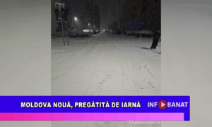 Moldova Nouă, pregătită de iarnă