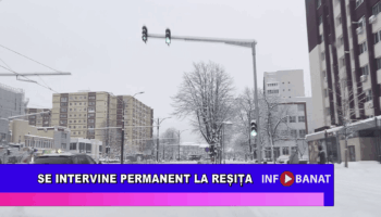 Se intervine permanent la Reșița