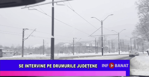 Se intervine pe drumurile județene