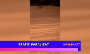 Trafic paralizat