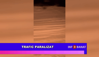 Trafic paralizat
