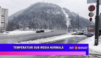 Temperaturi sub media normală