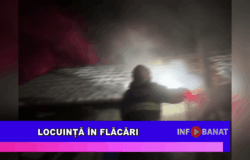 Locuință în flăcări
