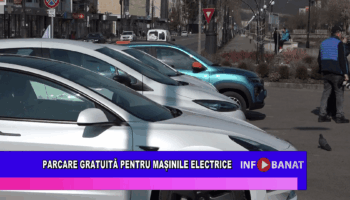 Parcare gratuită pentru mașinile electrice