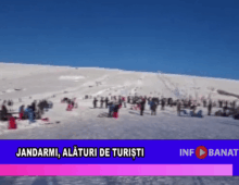 Jandarmii, alături de turiști