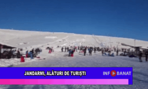 Jandarmii, alături de turiști